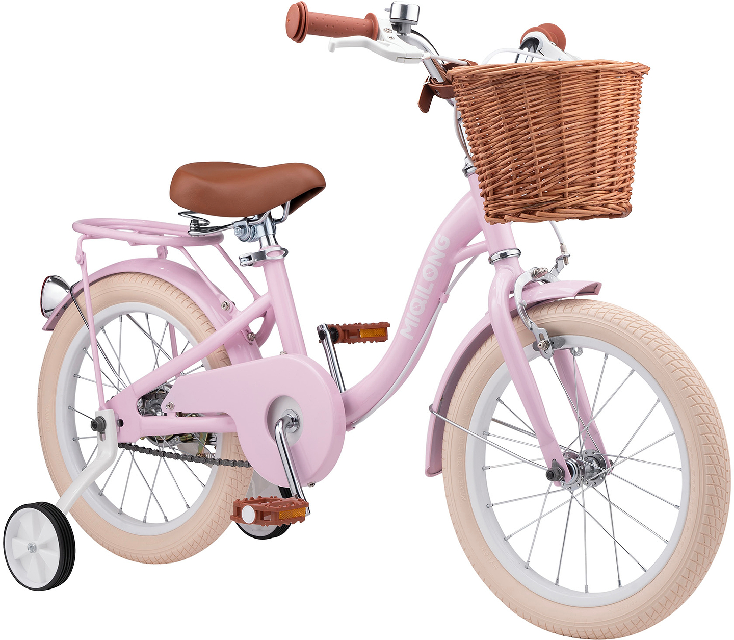 Двухколёсный велосипед Miqilong LS 16" Pink (RBB-LS16-PINK)